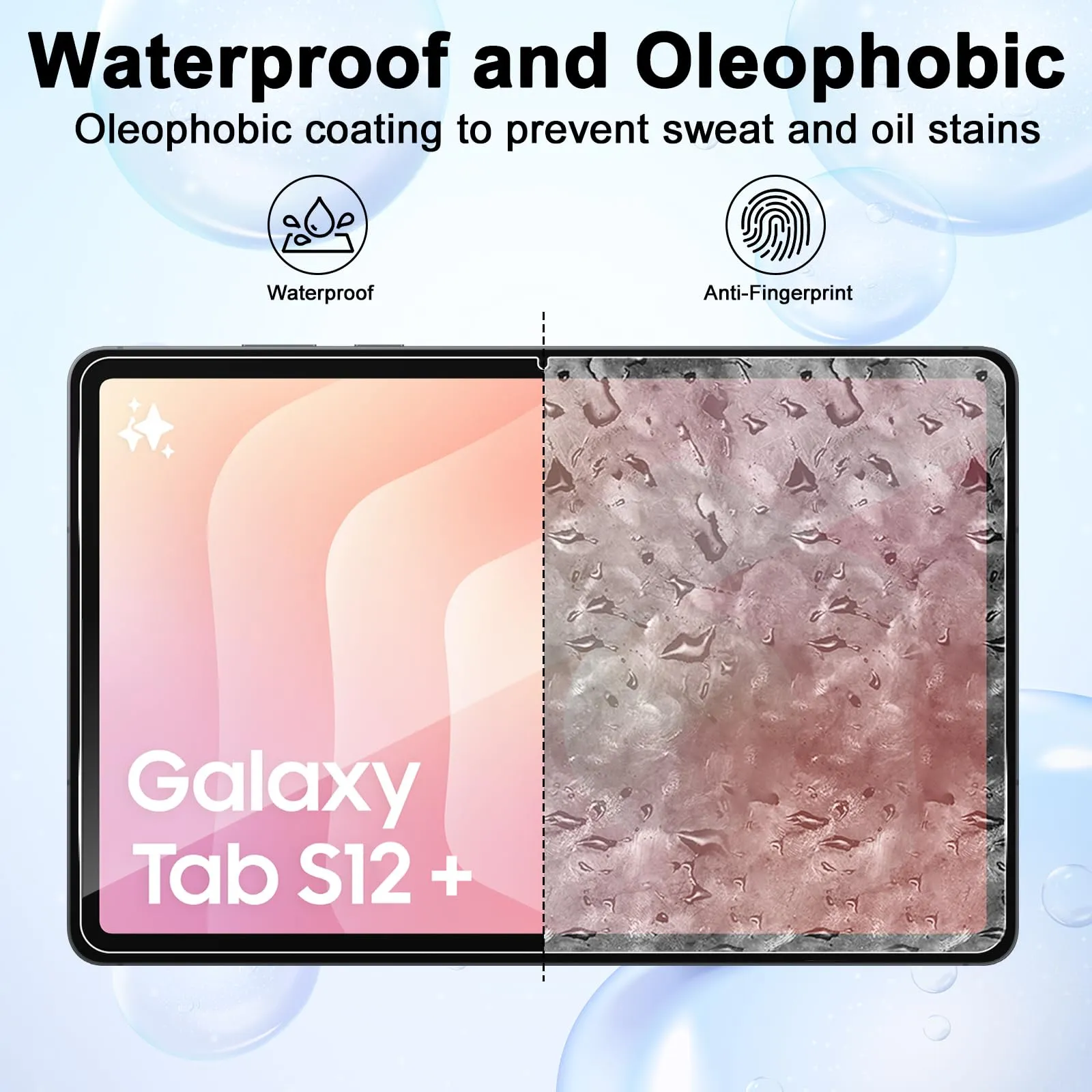 ELYCO Pellicola Protettiva in Vetro Temperato per Samsung Galaxy Tab S12 Plus/S12+ 12.6 Pollici - immagine 3