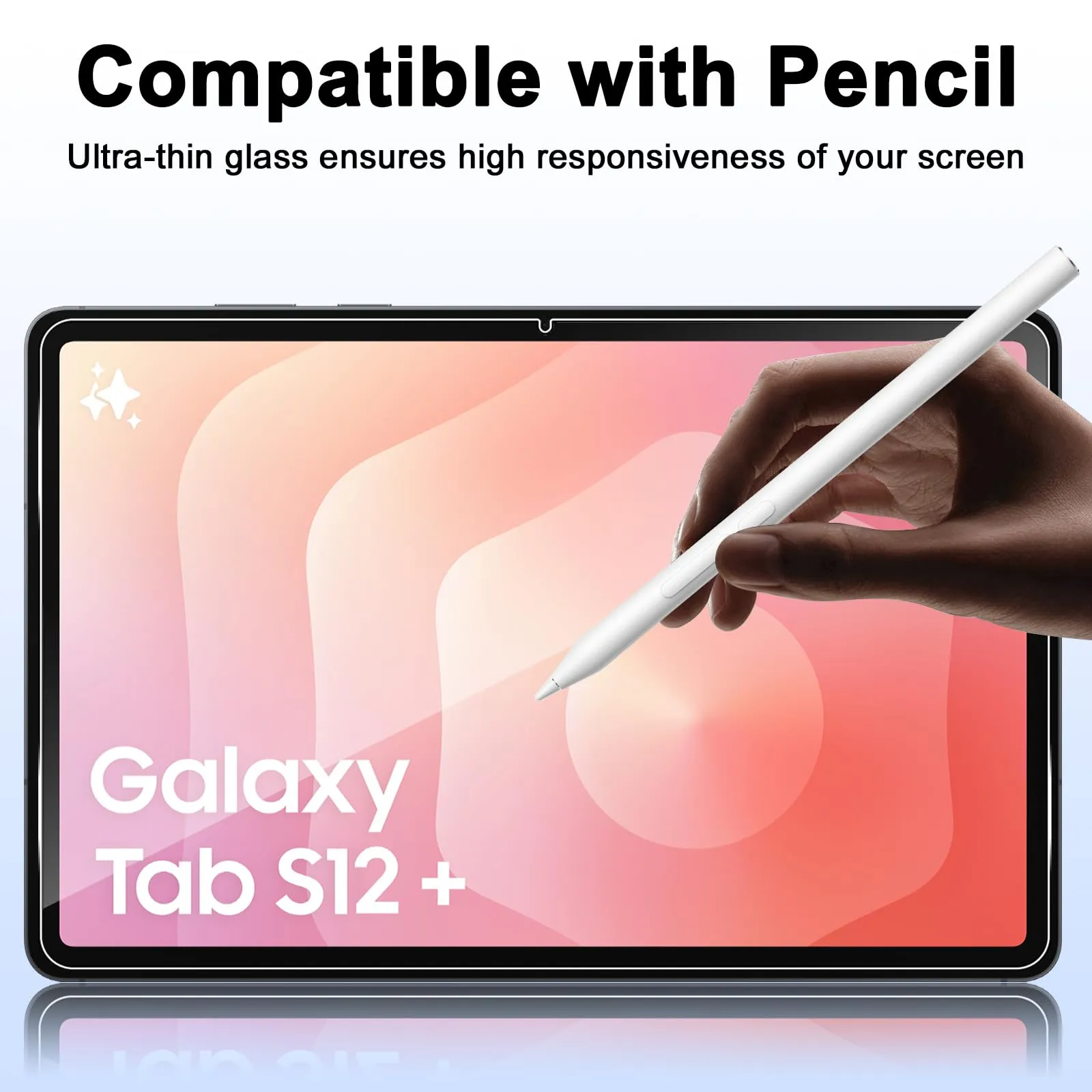 ELYCO Pellicola Protettiva in Vetro Temperato per Samsung Galaxy Tab S12 Plus/S12+ 12.6 Pollici - immagine 5