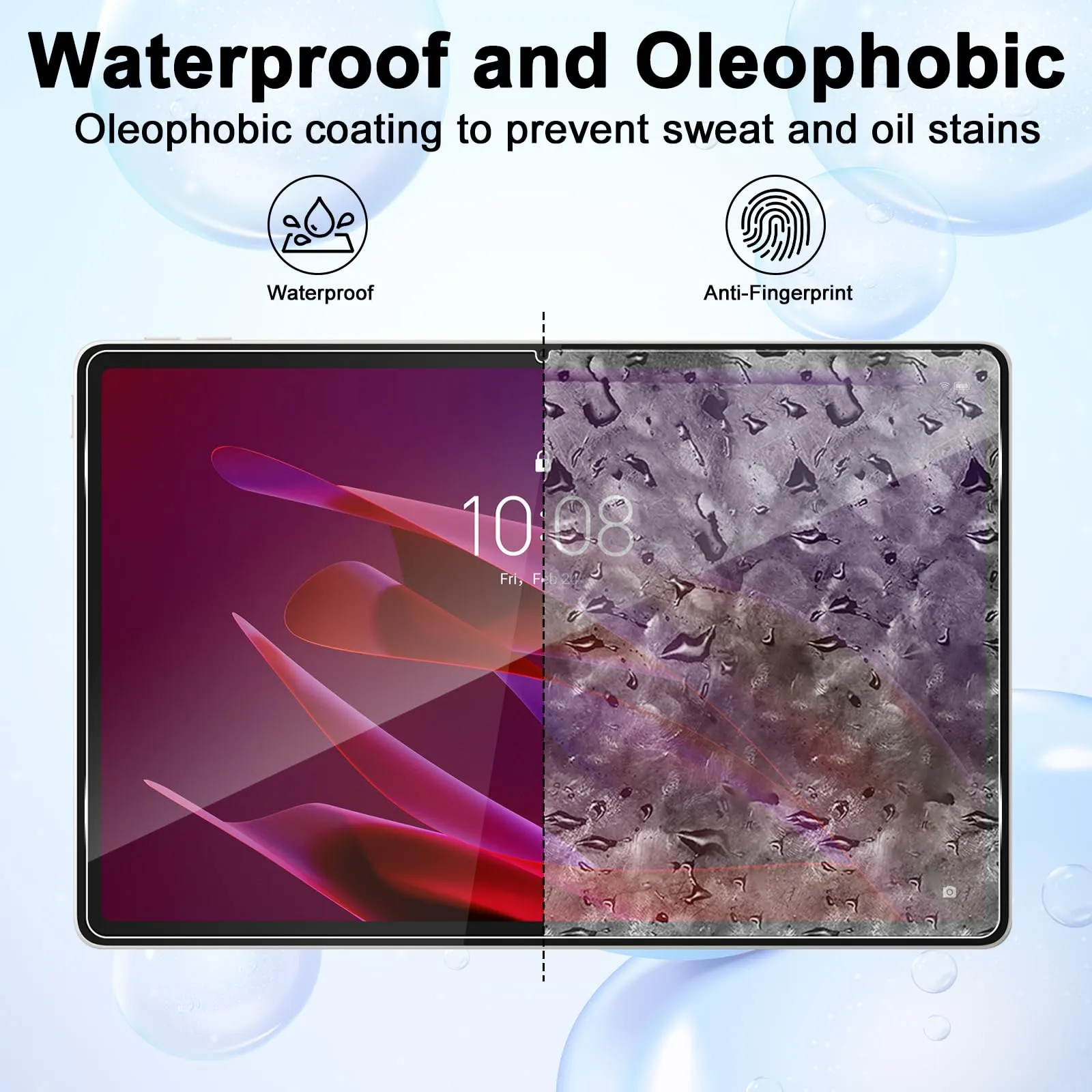 ELYCO Pellicola Protettiva in Vetro Temperato per Lenovo Yoga Tab 11.1 Pollici, 4 Pezzi - immagine 3
