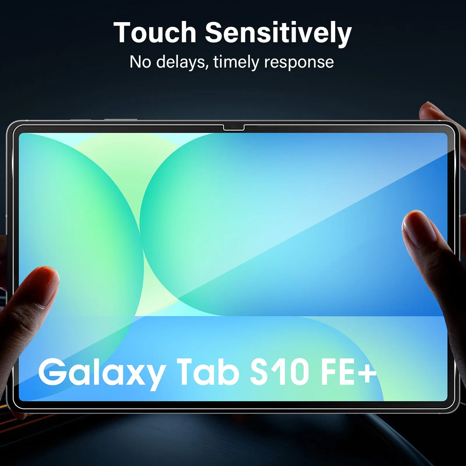 ELYCO Pellicola Protettiva in Vetro Temperato per Samsung Galaxy Tab S10 FE Plus 13.1" - immagine 6