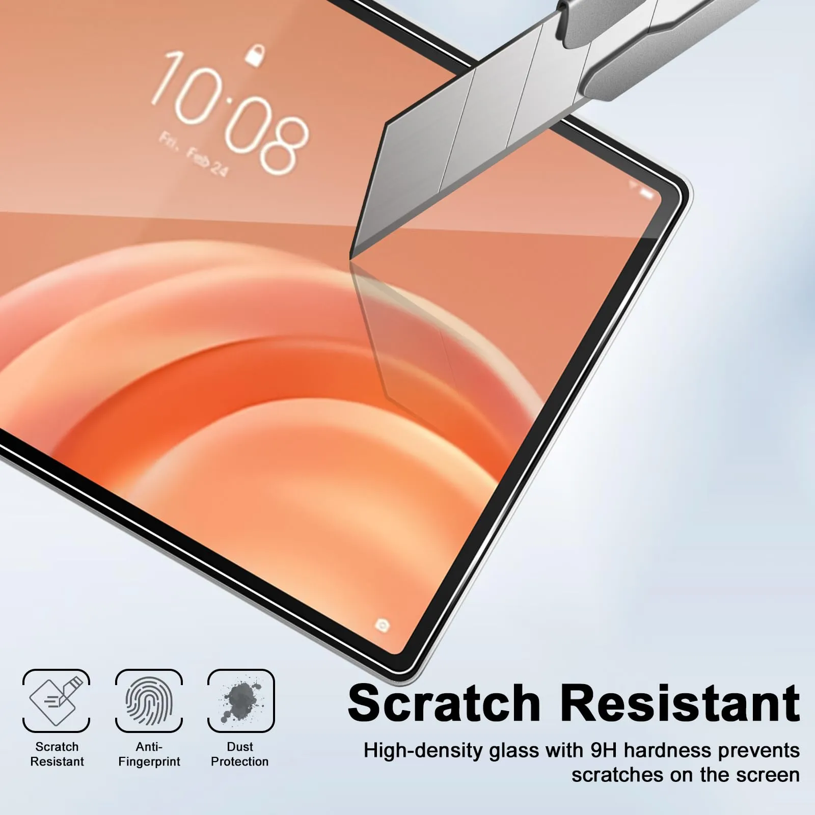 ELYCO Pellicola Protettiva in Vetro Temperato per Lenovo Yoga Tab Plus Gen 2 13", 2 Pezzi - immagine 4