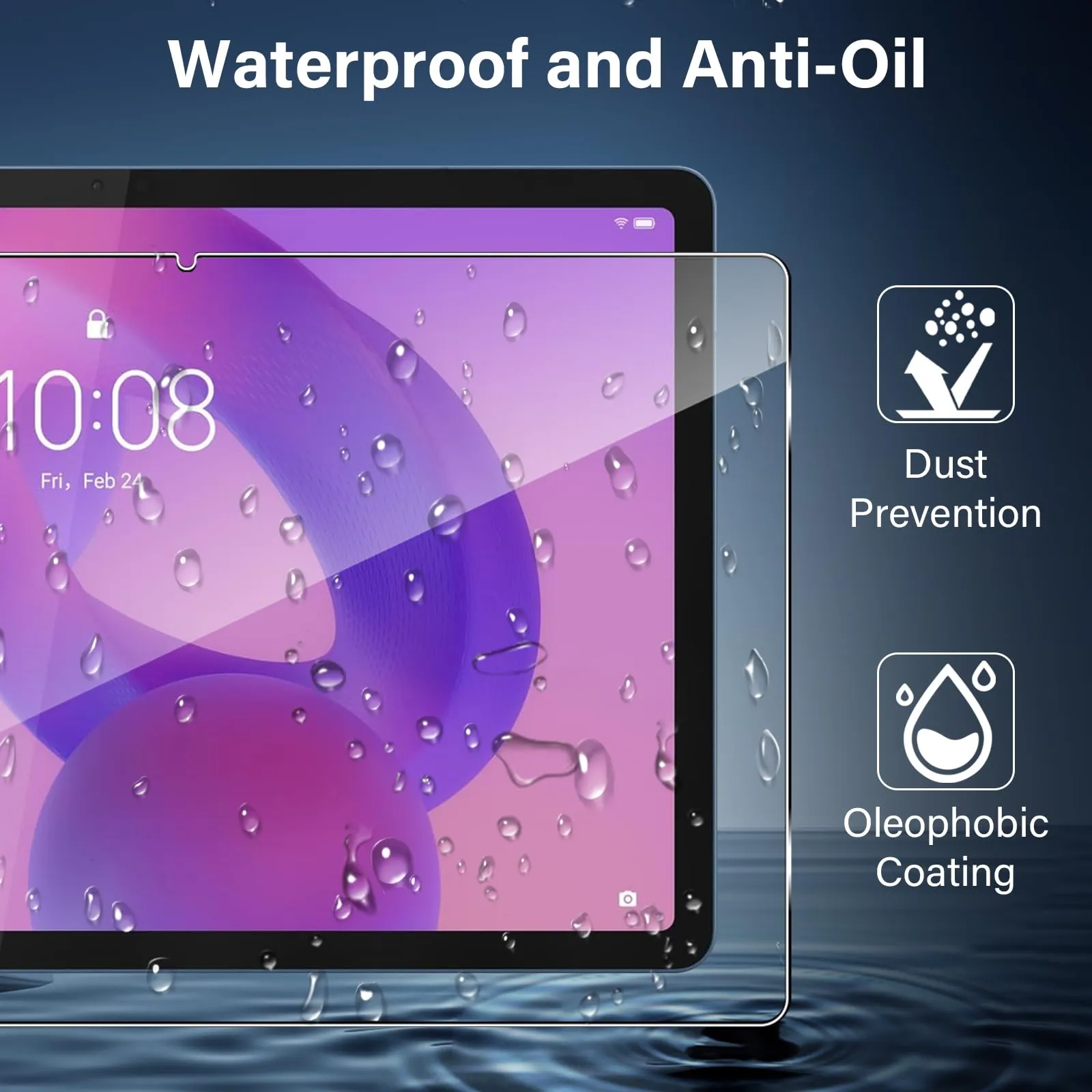 ELYCO Pellicola Protettiva in Vetro Temperato per Lenovo Idea Tab 11 Pollici - immagine 5