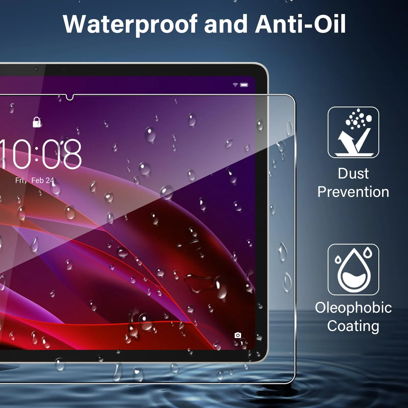 ELYCO Pellicola Protettiva in Vetro Temperato per Lenovo Yoga Tab 11.1 Pollici - immagine 5