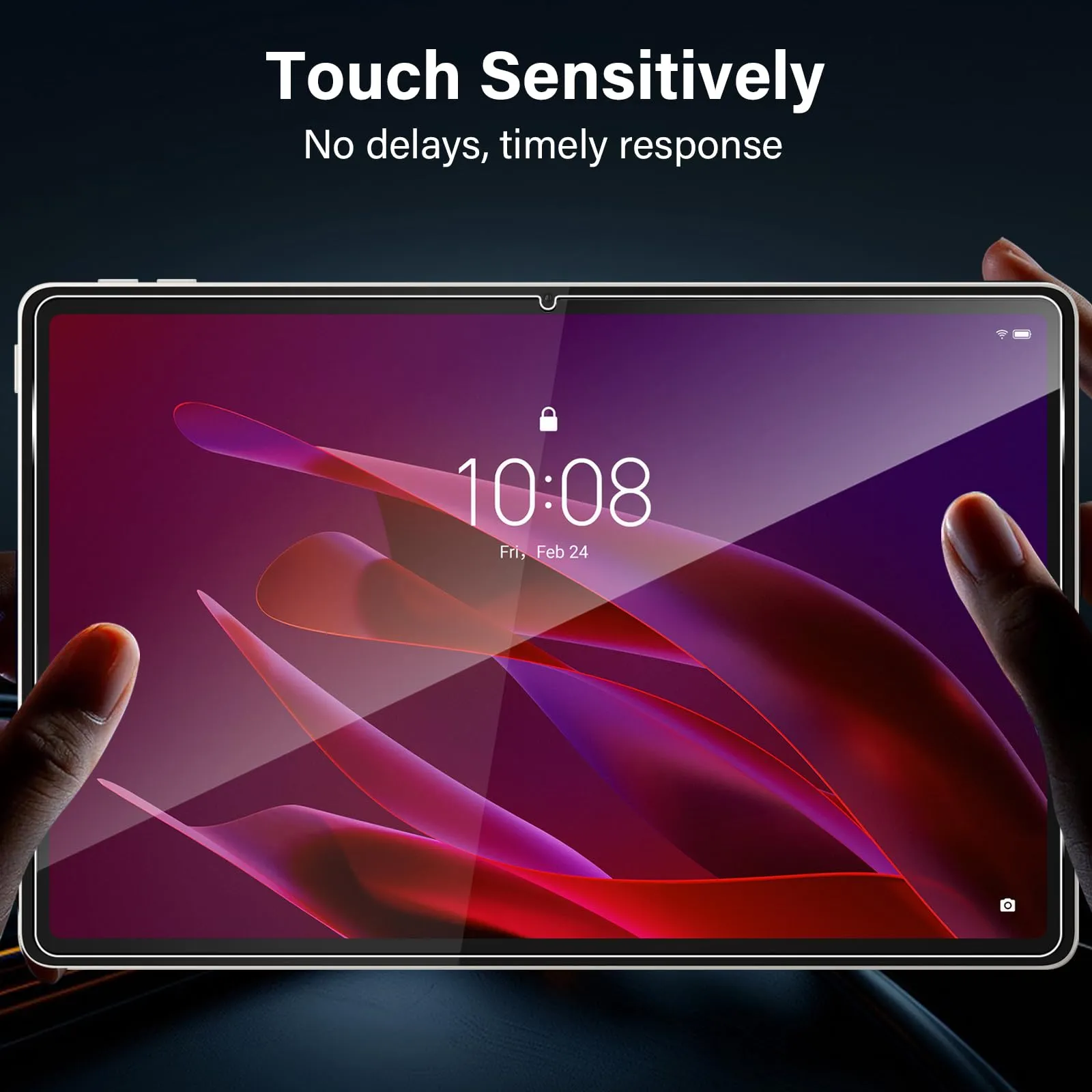ELYCO Pellicola Protettiva in Vetro Temperato per Lenovo Yoga Tab 11.1 Pollici - immagine 6
