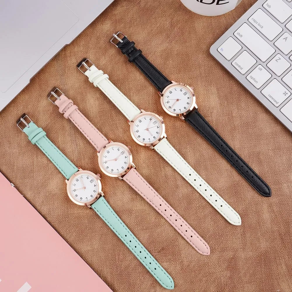 AOOSU Orologio da Donna Analogico al Quarzo (Bianco) - immagine 7