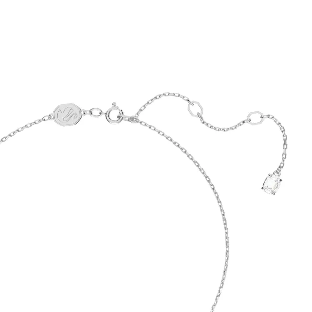 Swarovski Millenia Pendente Taglio Pear Bianco Placcato Rodio - immagine 8