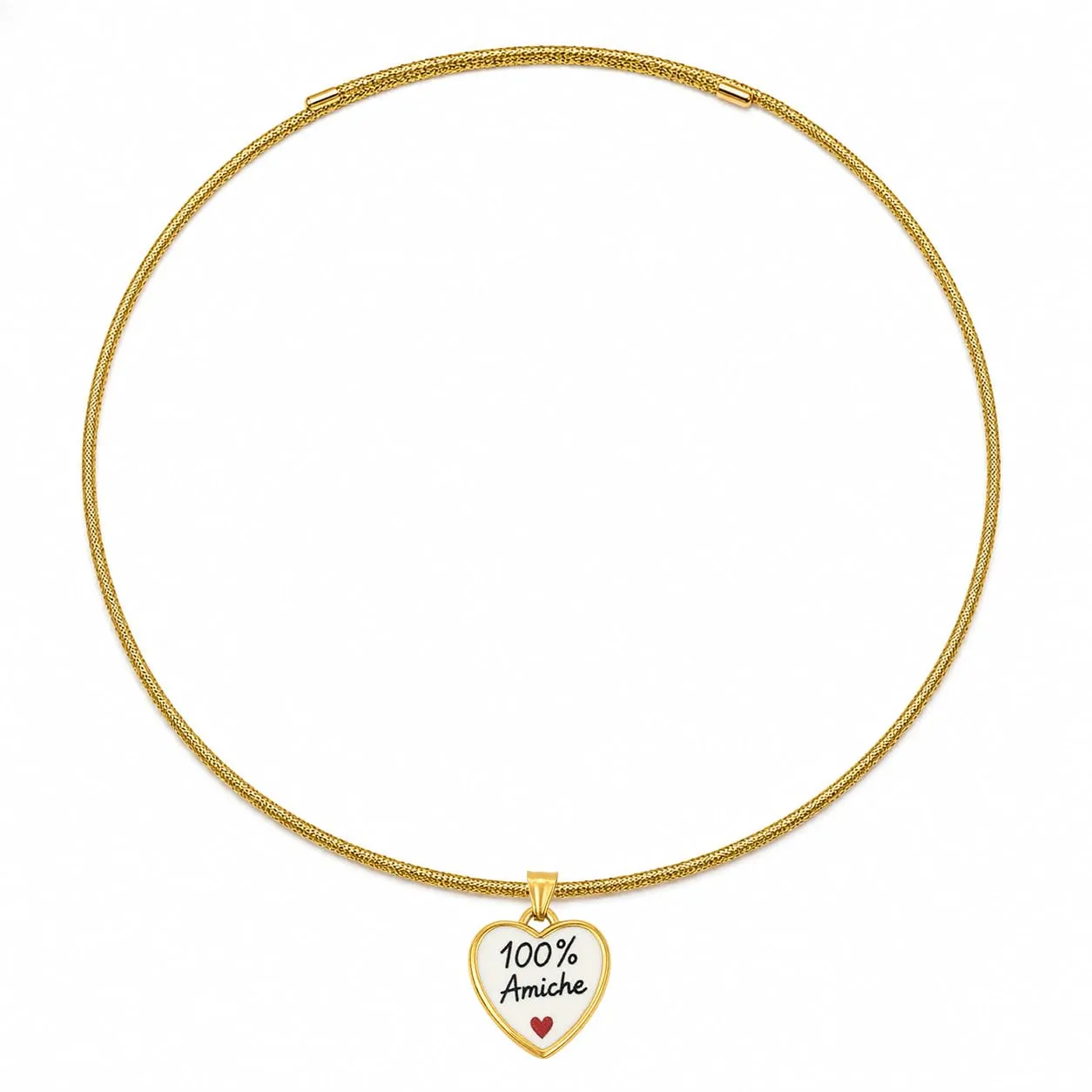 Saga Gioielli Collana Donna Magnetica con Ciondolo Essere se stessi in Acciaio Inox - 50,5 cm Regolabile - immagine 1