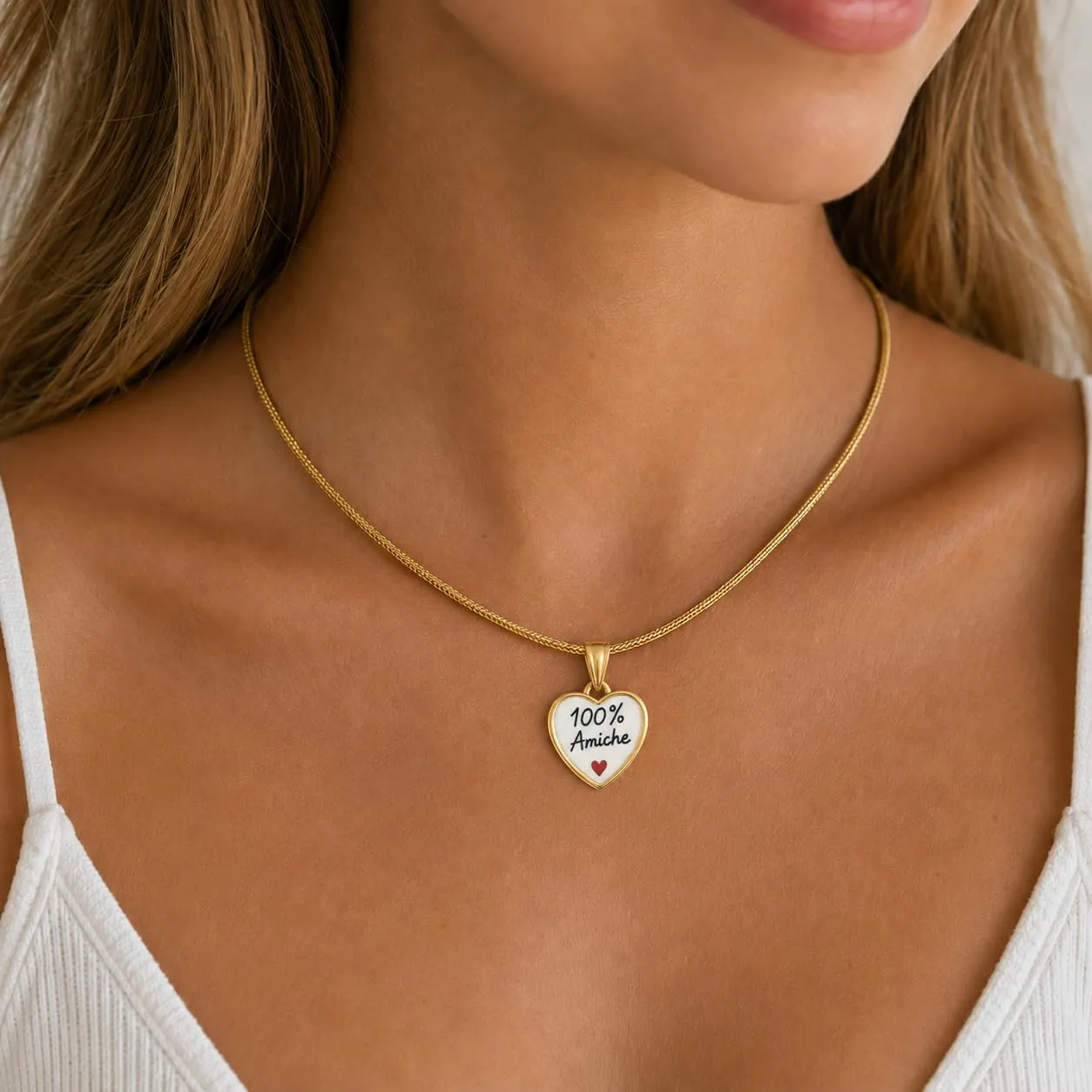 Saga Gioielli Collana Donna Magnetica con Ciondolo Essere se stessi in Acciaio Inox - 50,5 cm Regolabile - immagine 3