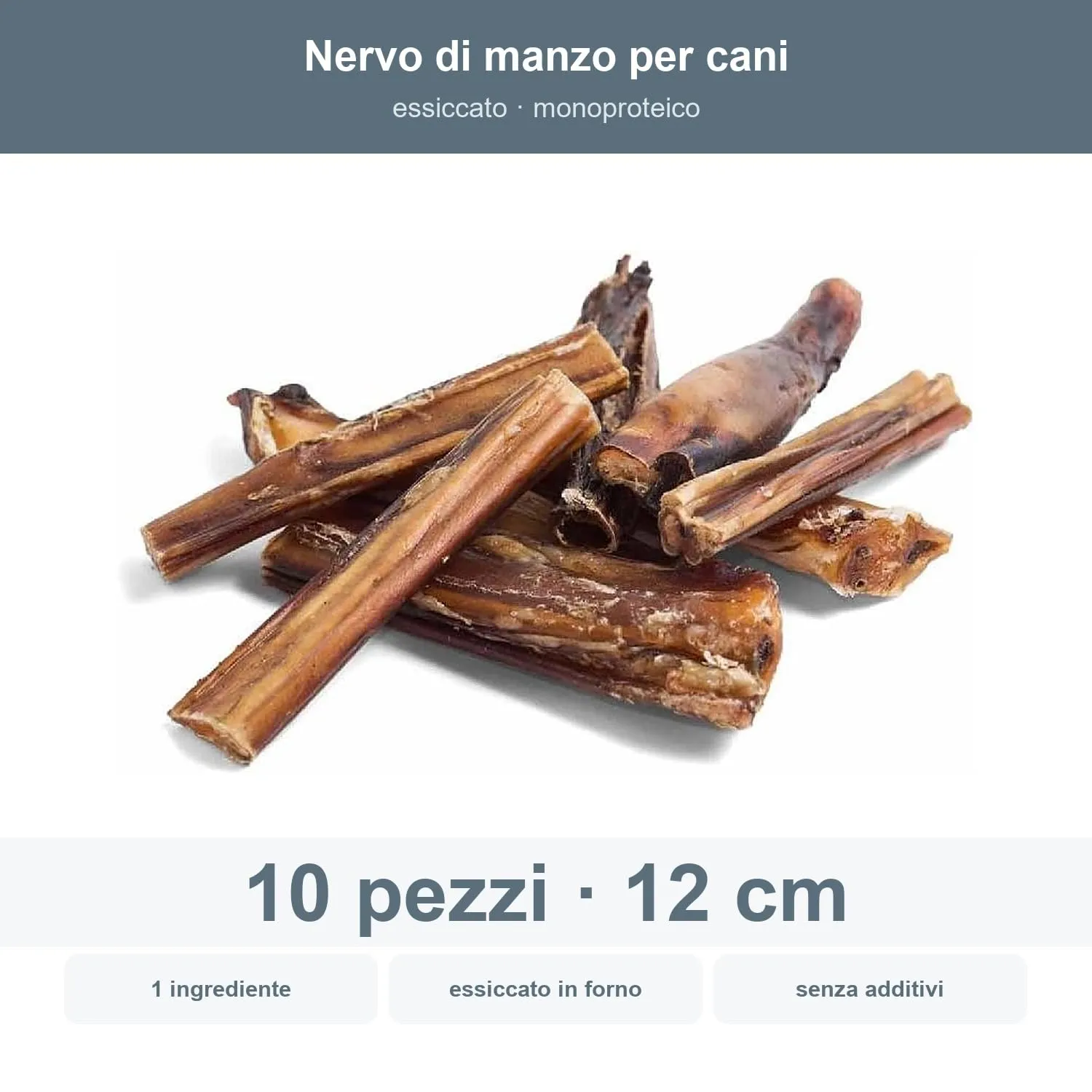 Bonya Smile Nervi di bue per cani, 10 pezzi - immagine 2