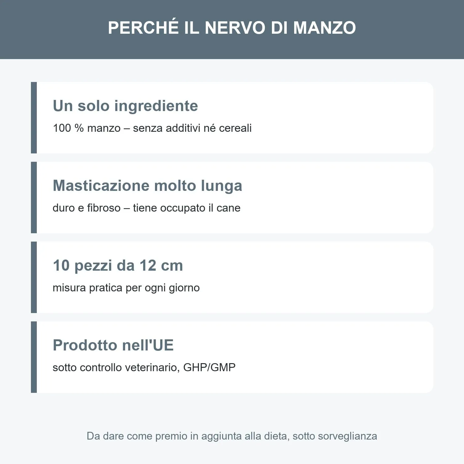 Bonya Smile Nervi di bue per cani, 10 pezzi - immagine 3