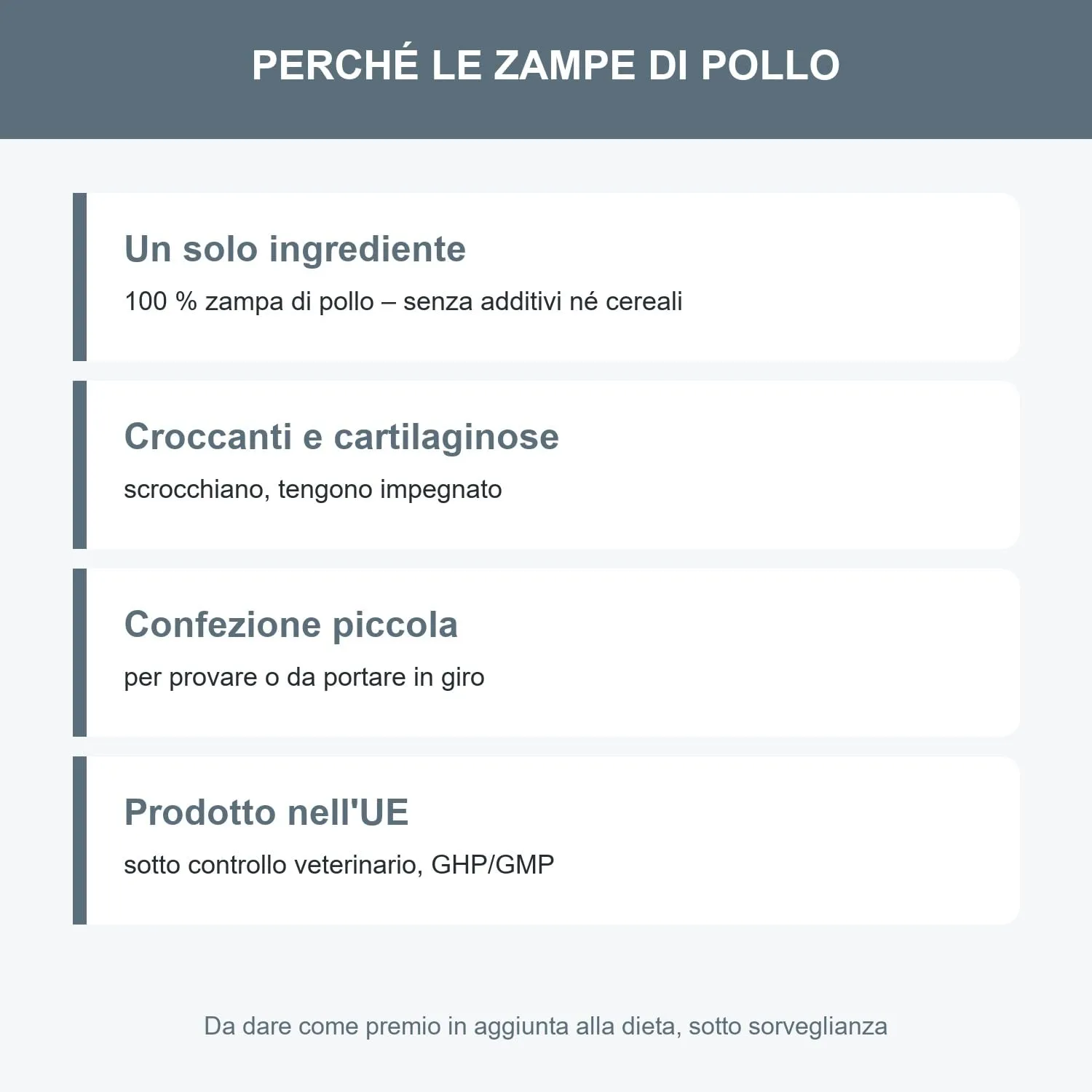 Bonya Smile Zampe di Pollo per Cani, 200 g - immagine 3