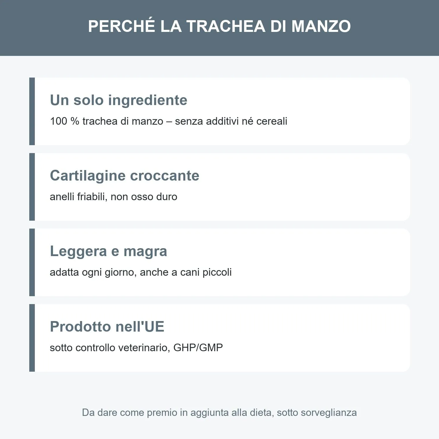 Bonya Smile Trachea di manzo per cani, essiccata, 1 kg - immagine 3