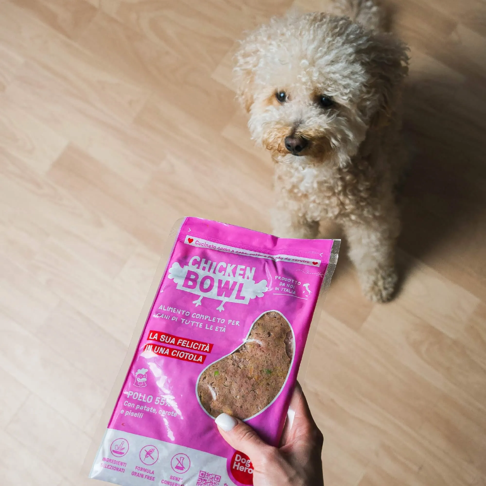 Dog Heroes Cibo Umido Congelato per Cani al Pollo (55%) 12x320g - immagine 8