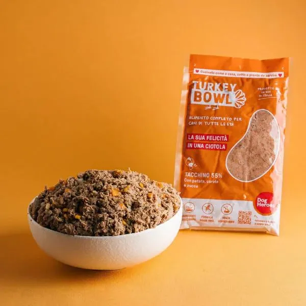 Dog Heroes Cibo Umido Congelato per Cani Tacchino, 36x320g - immagine 5