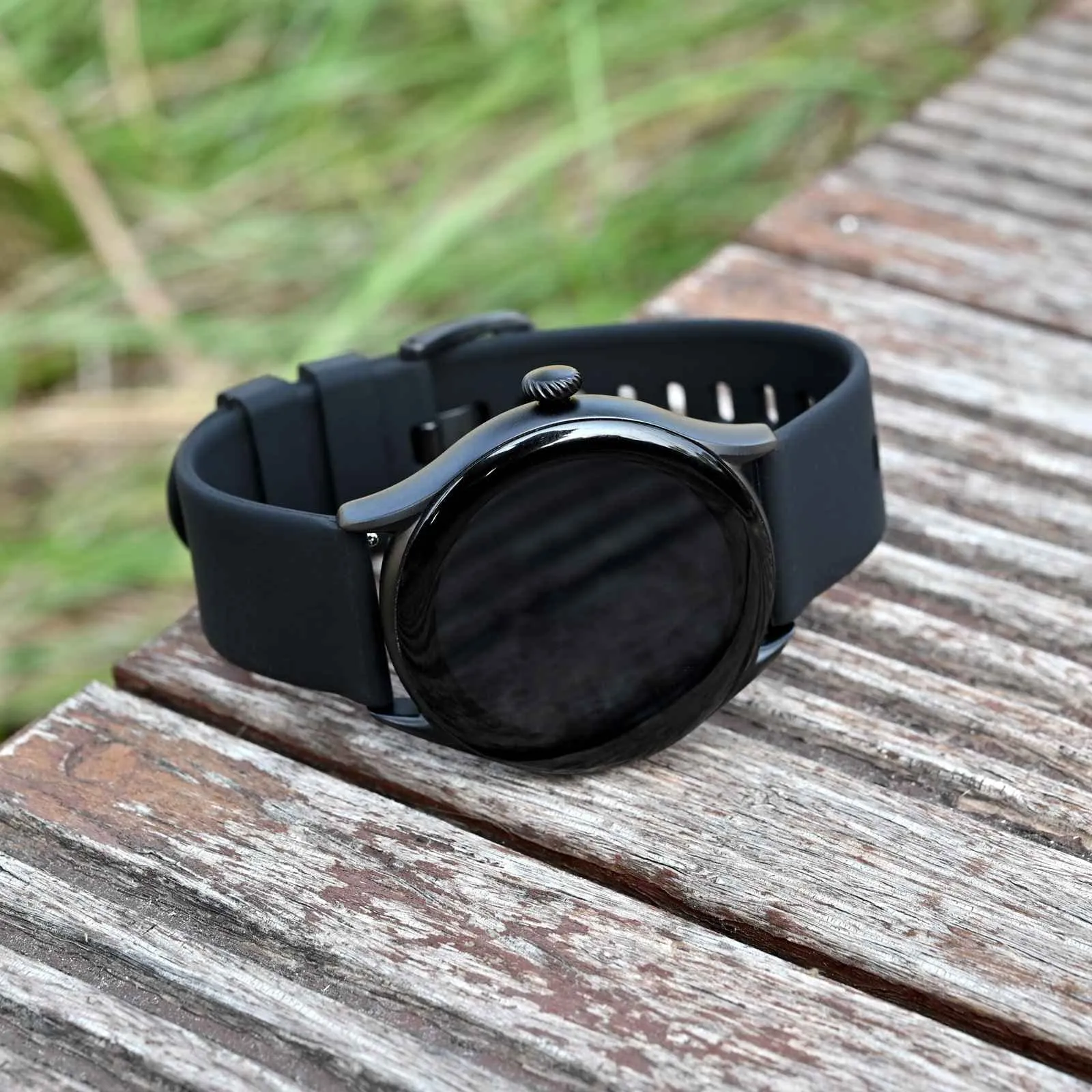 BISONSTRAP Cinturino per Orologi in Silicone, Sgancio Rapido, 22mm, Nero con Fibbia Nera - immagine 8
