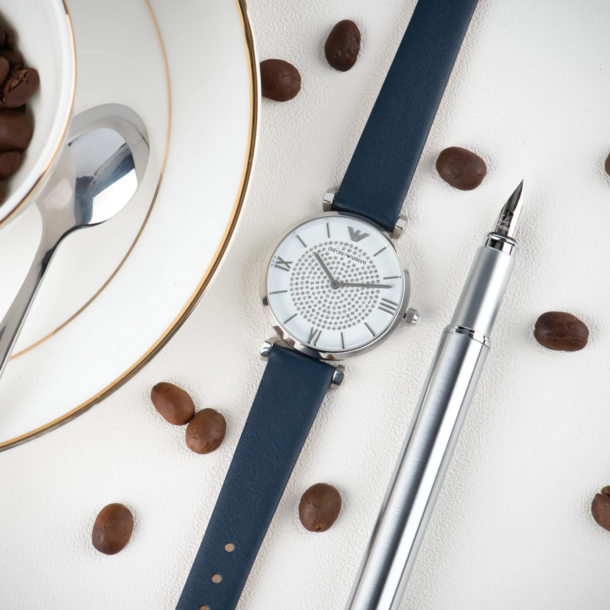 OTTOODY Cinturino Orologio in Pelle di Vitello a Sgancio Rapido 20mm - immagine 8