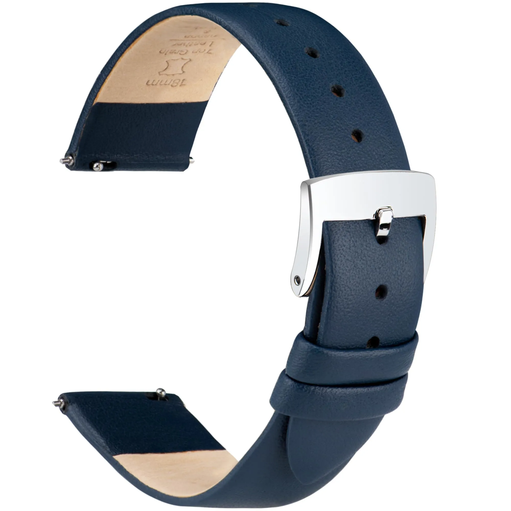 OTTOODY Cinturini Orologio in Pelle a Sgancio Rapido, 22mm - immagine 1