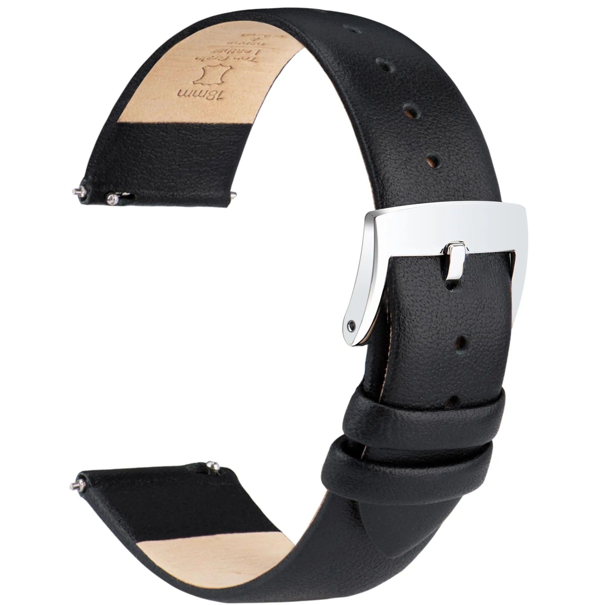 OTTOODY Cinturini Orologio in Pelle a Sgancio Rapido 22mm per Uomo e Donna - immagine 1