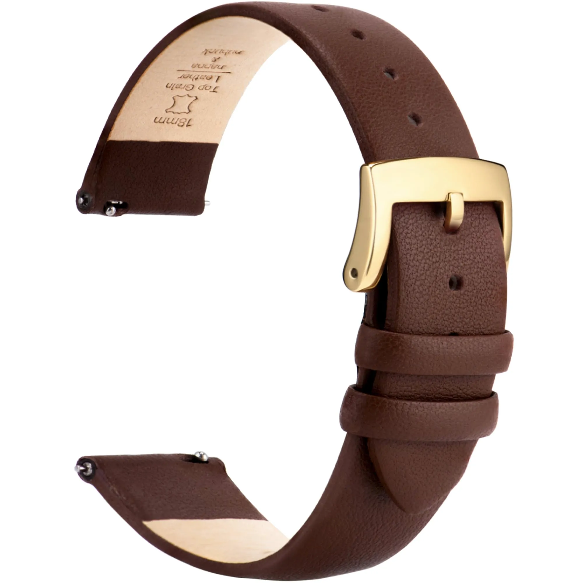 OTTOODY Cinturini Orologio in Pelle a Sgancio Rapido 12mm 14mm 16mm 18mm 20mm 22mm per Orologi e Smartwatch - immagine 1