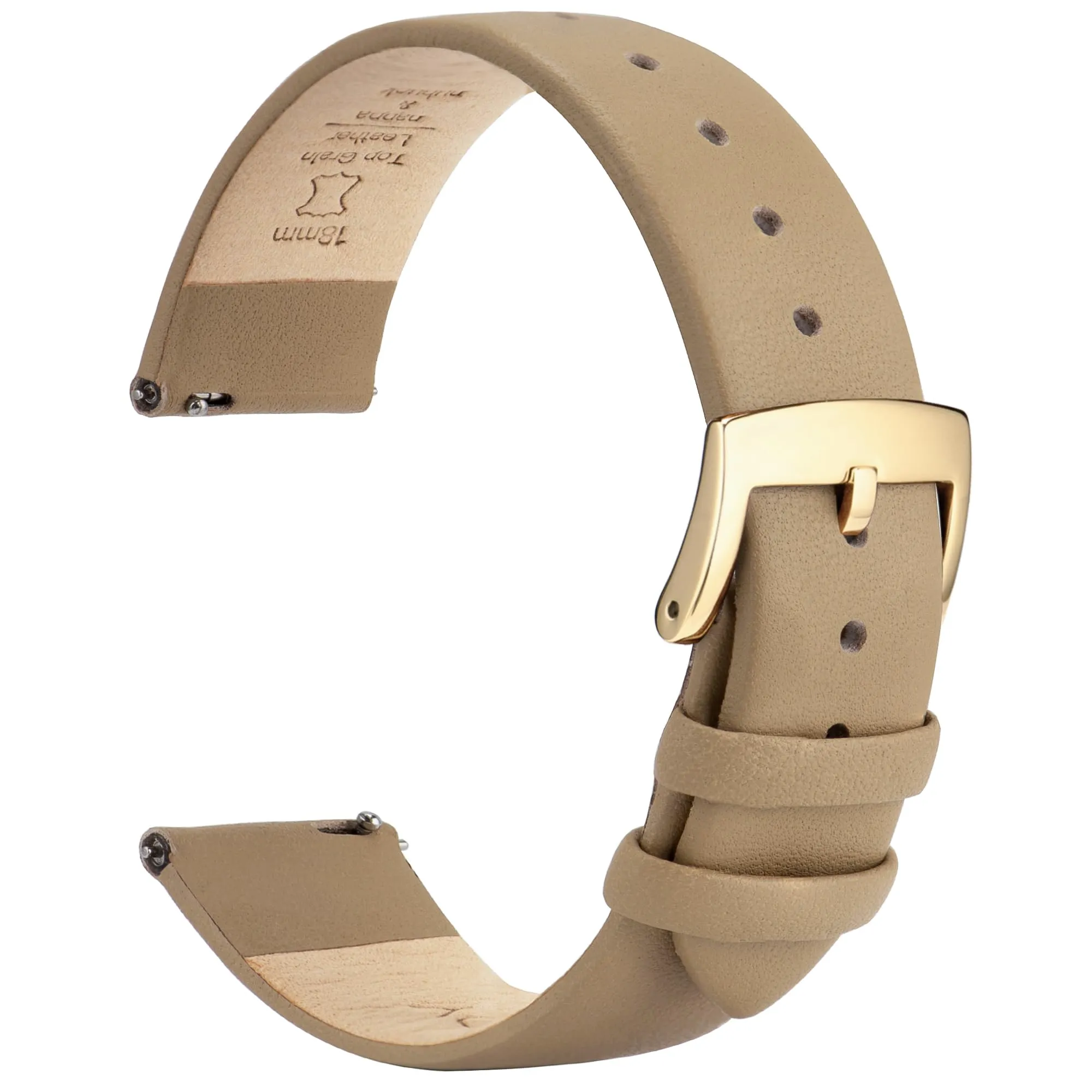 OTTOODY Cinturino Orologio in Pelle a Sgancio Rapido 22mm 20mm 18mm 16mm 14mm 12mm per Uomini e Donne - immagine 1