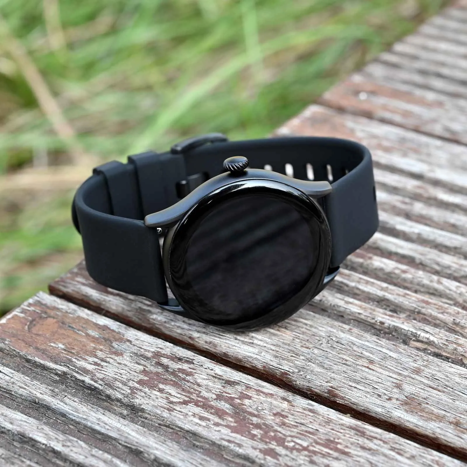 BISONSTRAP Cinturino in Silicone con Sgancio Rapido, 21mm, Nero con Fibbia Nera - immagine 9