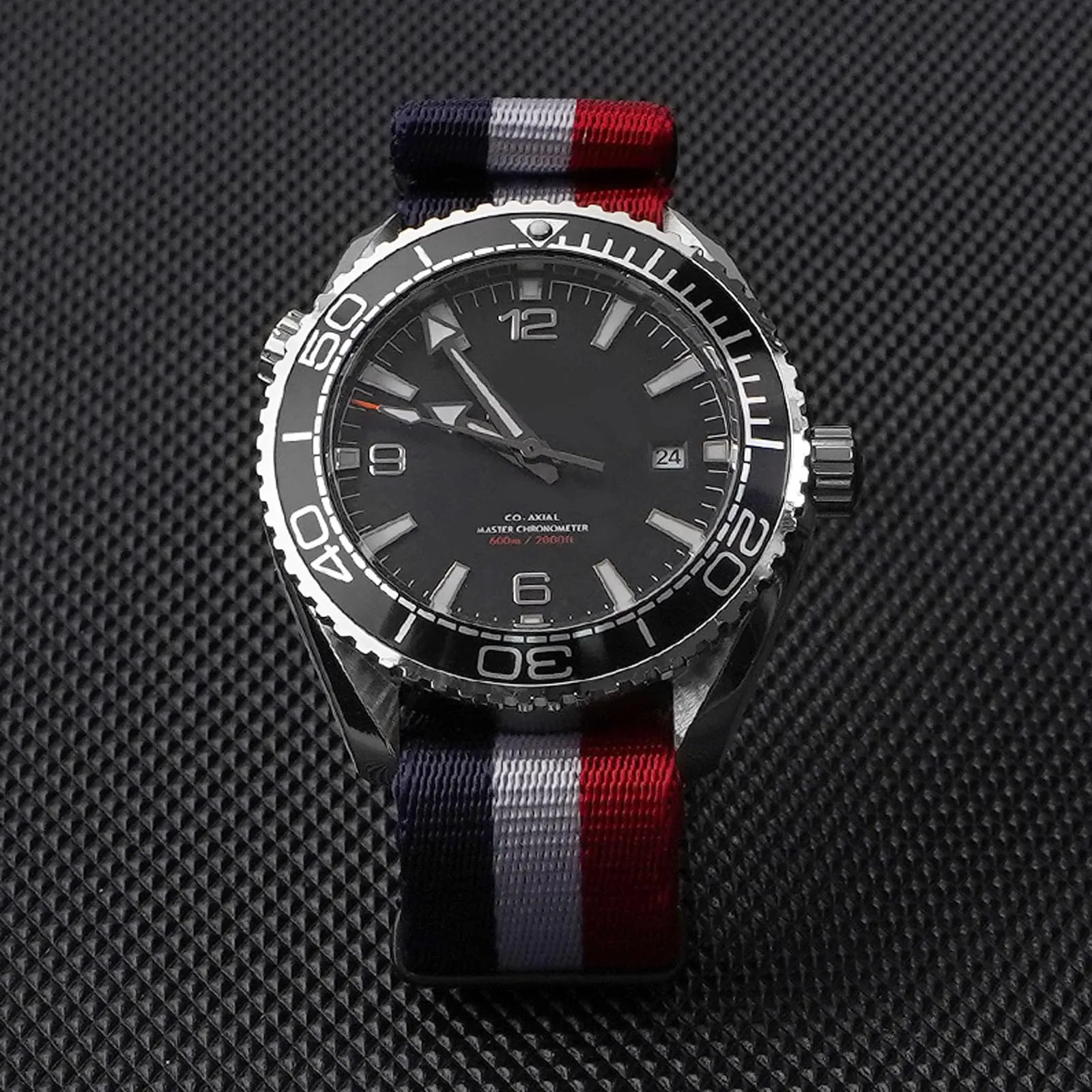Nizonlaie Cinturino per Orologio in Nylon Stile Nato Militare G10, 18mm 20mm 22mm 24mm, Multicolore - immagine 2