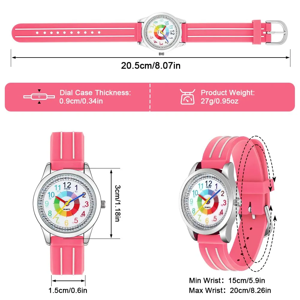 AYESY Orologio Educativo per Bambini con Lancette - immagine 2