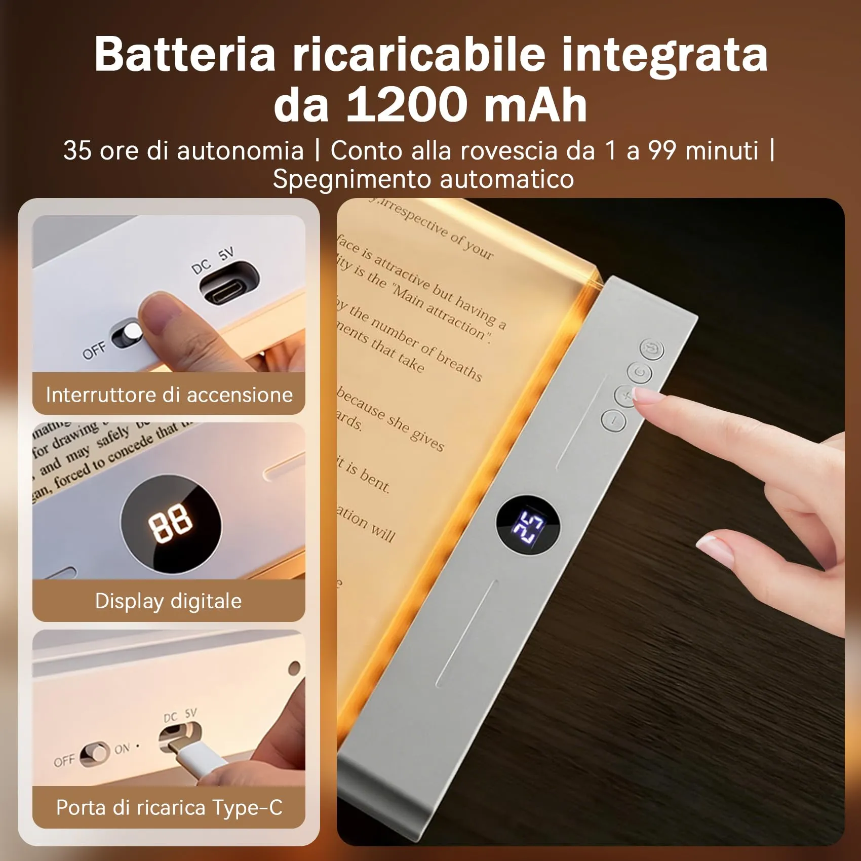 CMINGKEJI LED Pannello Luce da Lettura YSJ-019 Plus - immagine 6