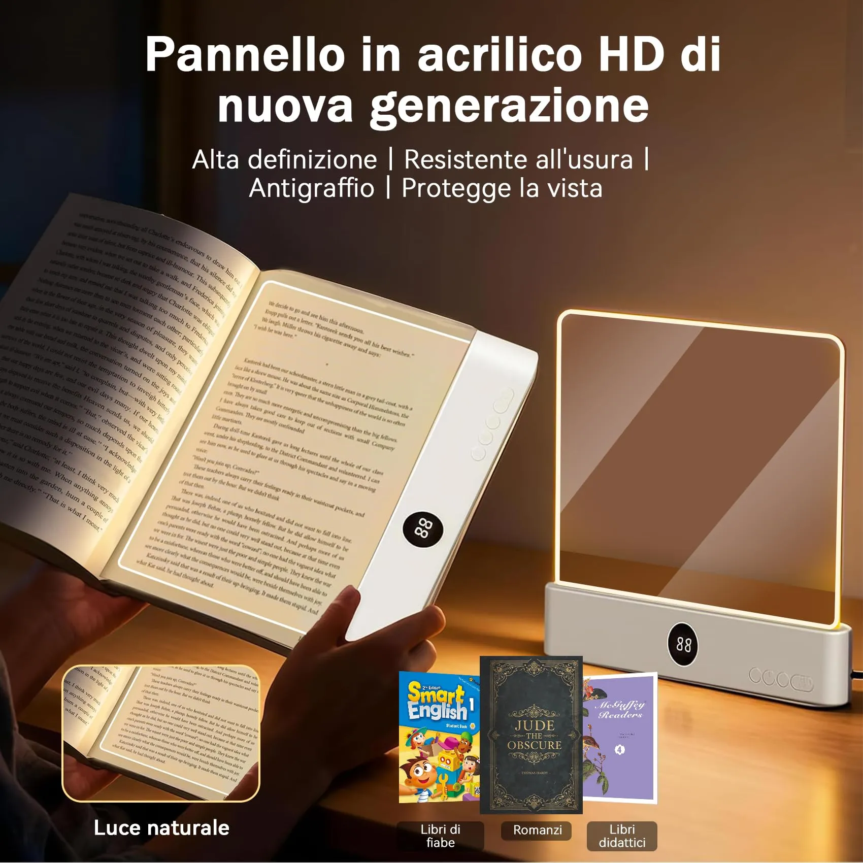 CMINGKEJI LED Pannello Luce da Lettura YSJ-019 Plus - immagine 7