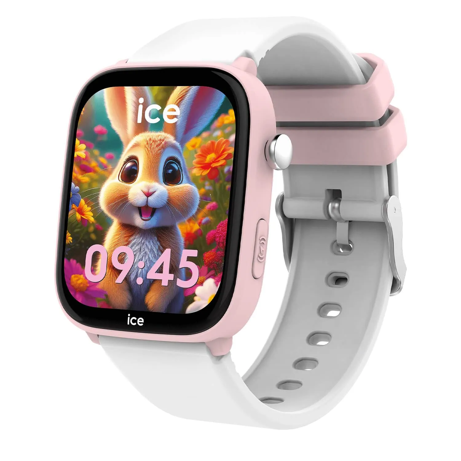 ICE-WATCH Ice Smart Junior 3.0 Find My Pink White Smartwatch for Girls - 024549 (1.75 inches) - immagine 2