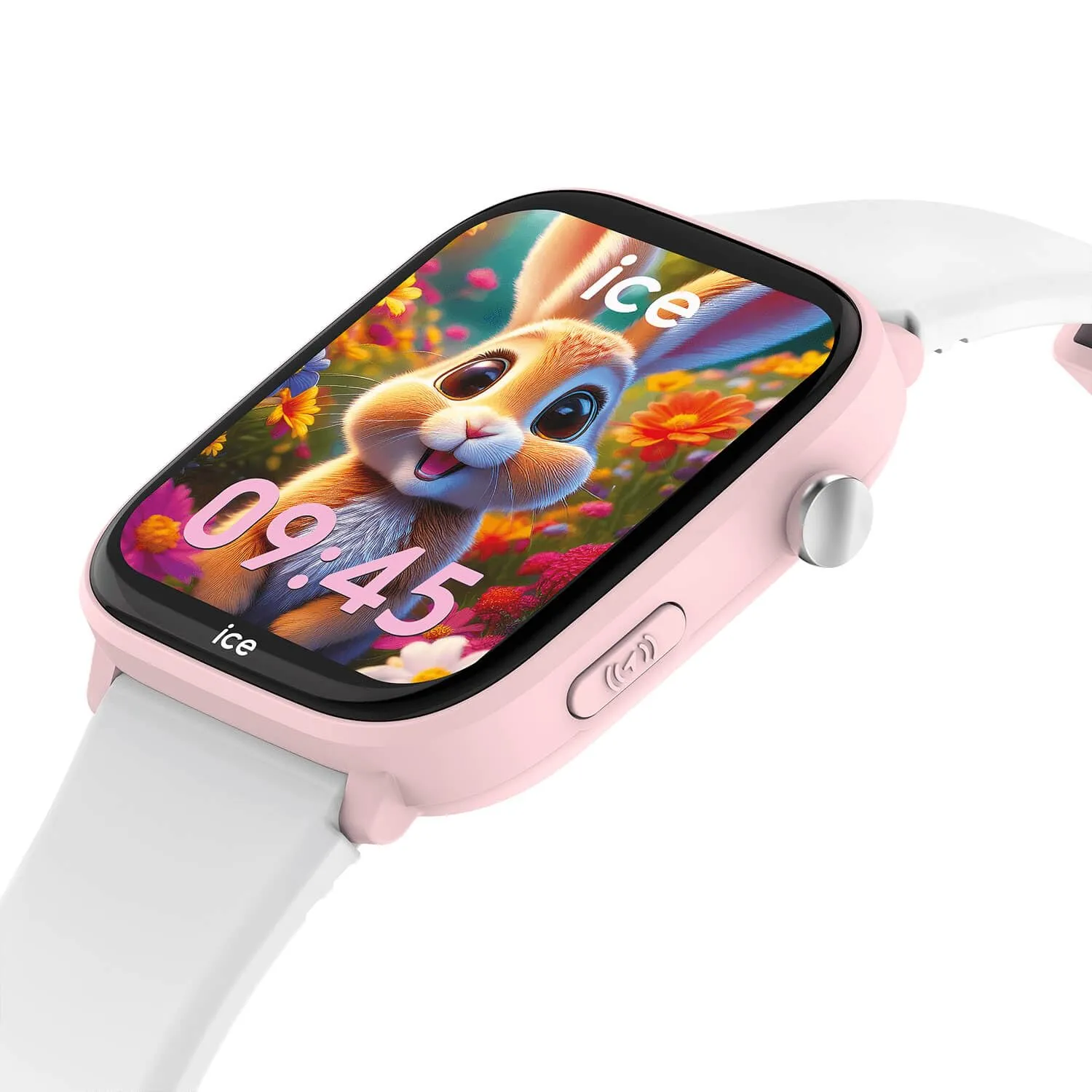 ICE-WATCH Ice Smart Junior 3.0 Find My Pink White Smartwatch for Girls - 024549 (1.75 inches) - immagine 3