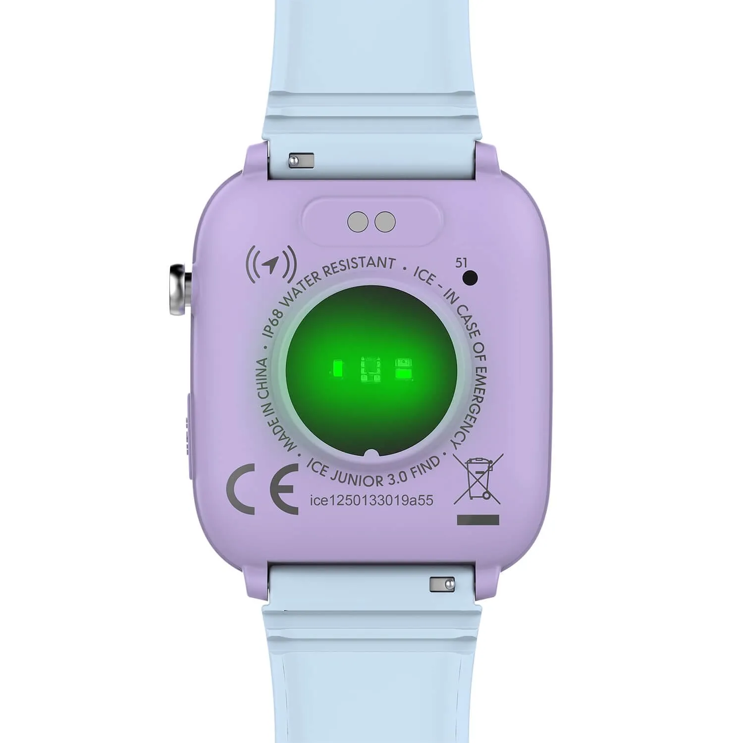 ICE-WATCH Ice Smart Junior 3.0 Find My Purple Soft Blue 024550 (1.75 pollici) - immagine 4