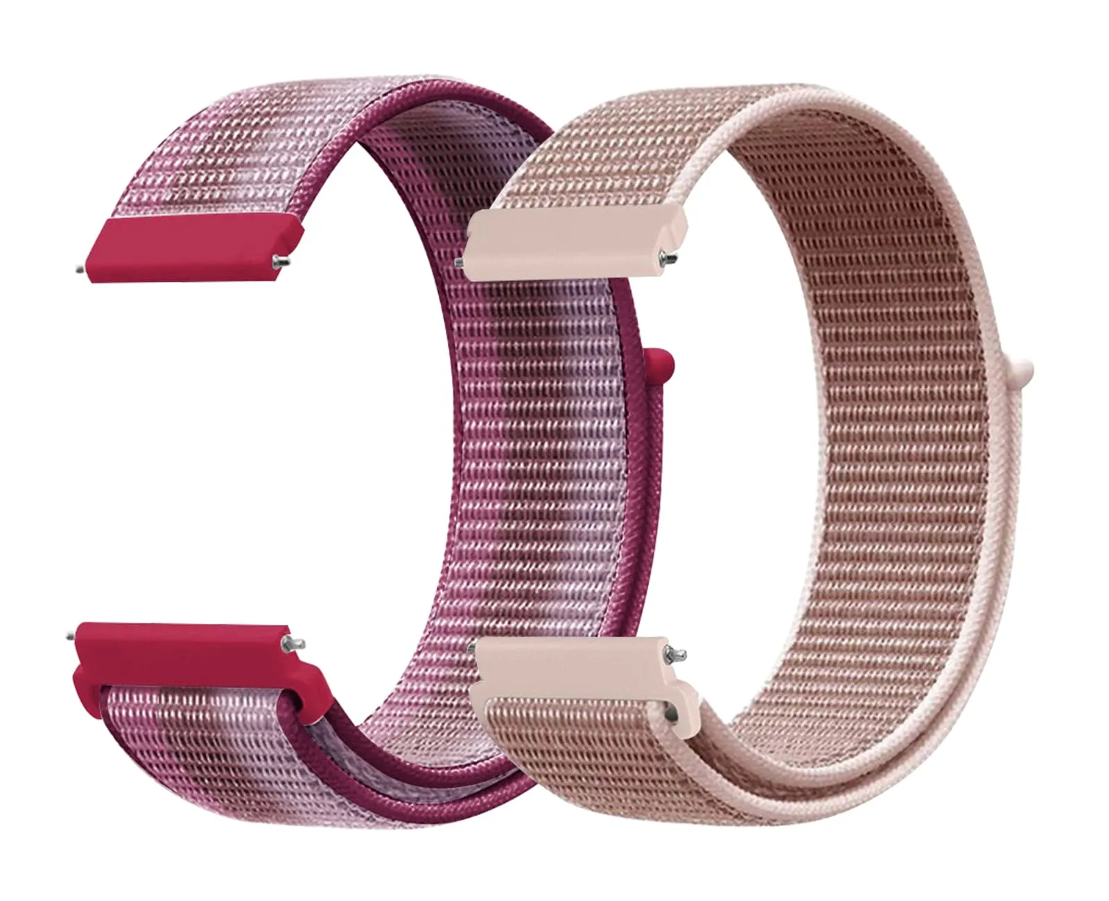 Aoekne Cinturino in Nylon per Bambini, 20mm, Regolabile con Sgancio Rapido, 2 Pezzi - immagine 1