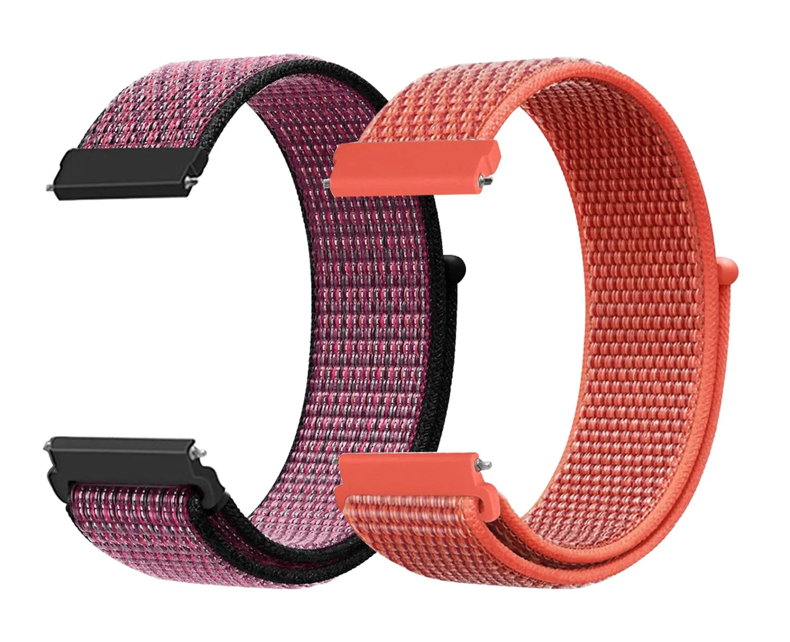 Aoekne Cinturino in Nylon per Bambini 20mm, Regolabile con Sgancio Rapido (2 Pezzi) - immagine 1
