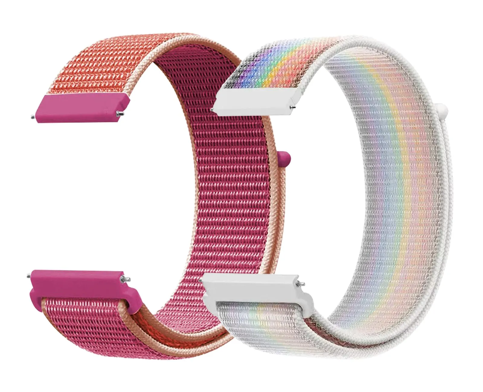 Aoekne Cinturino in Nylon per Bambini, 20mm, Sgancio Rapido, Regolabile, 2 Pezzi - immagine 1