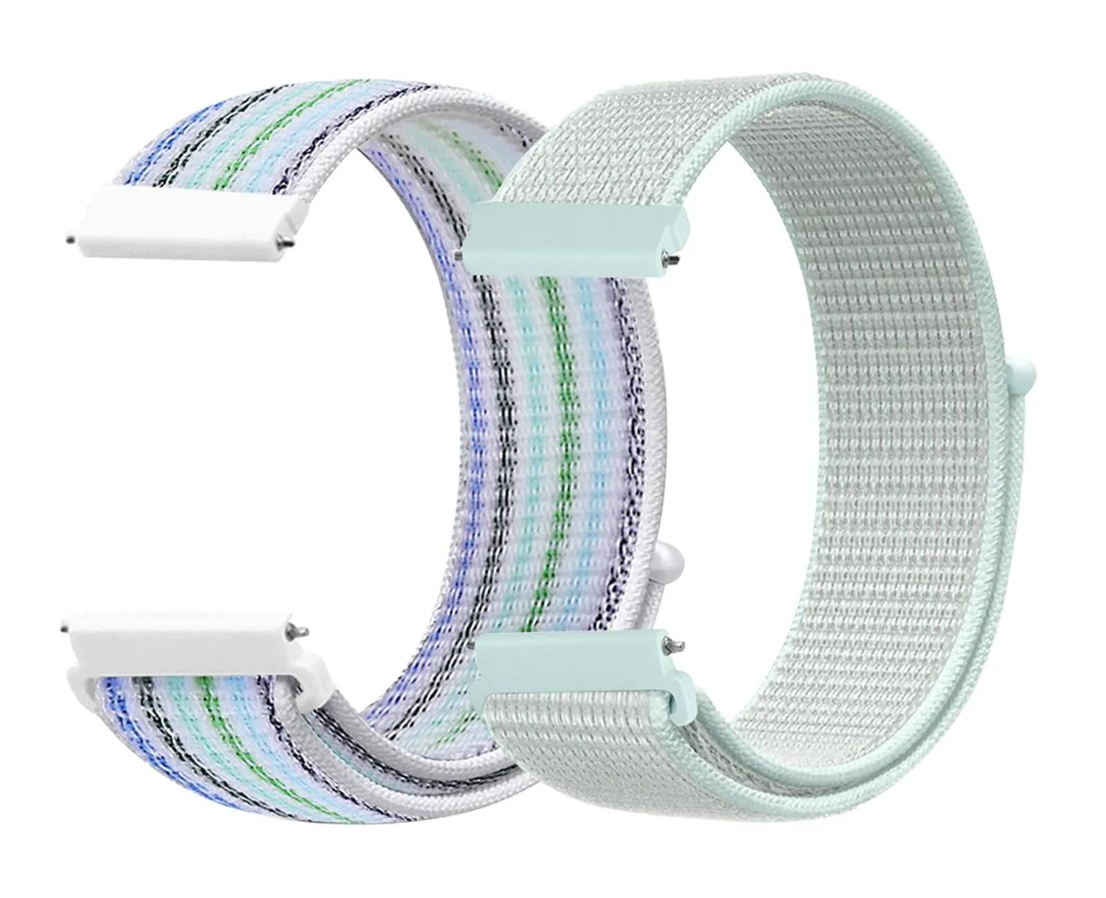 Aoekne Cinturino in Nylon 20mm per Bambini, Regolabile con Sgancio Rapido, 2 Pezzi - immagine 1