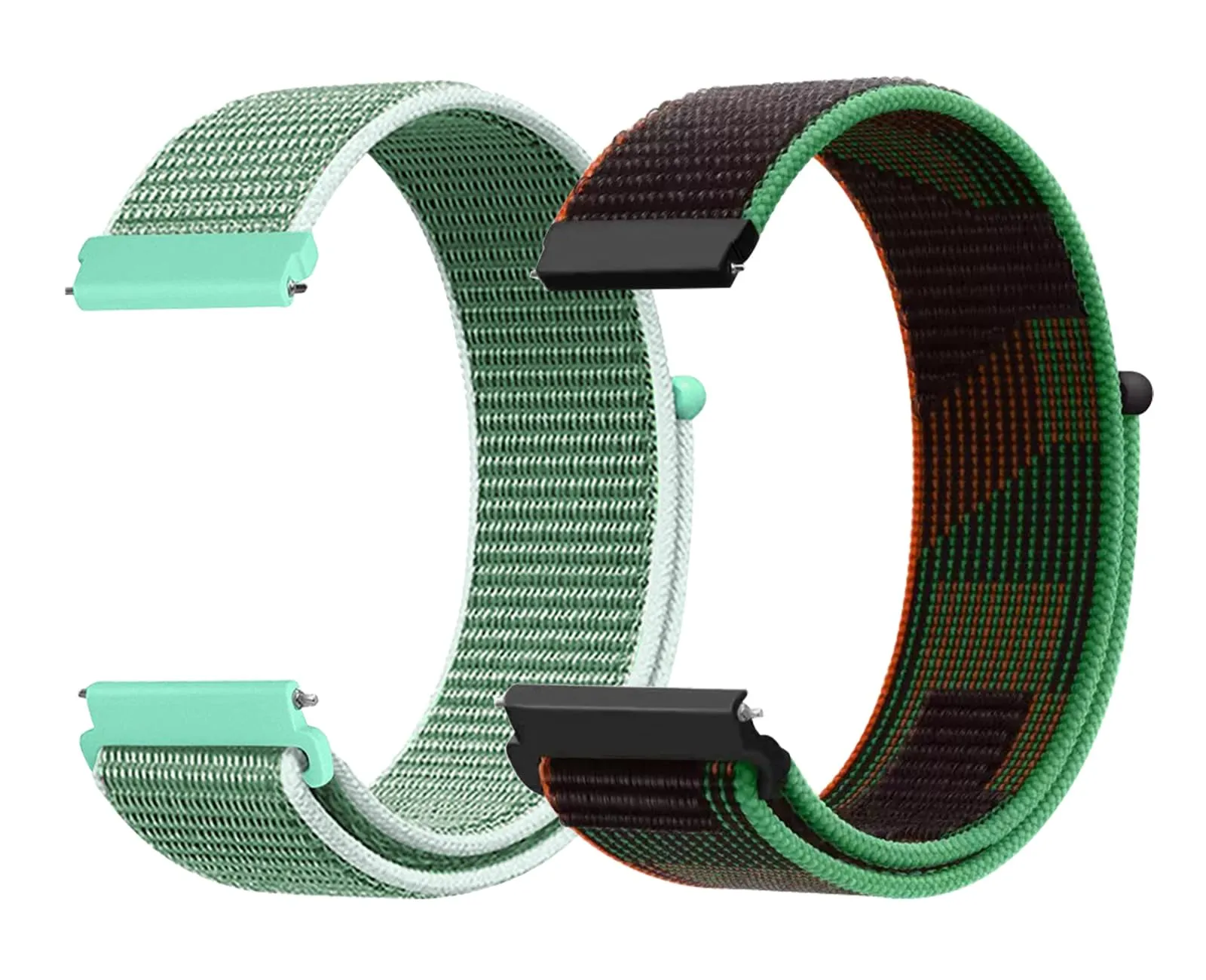 Aoekne Cinturino in Nylon 20mm per Bambini, Regolabile con Sgancio Rapido, 2 Pezzi - immagine 1