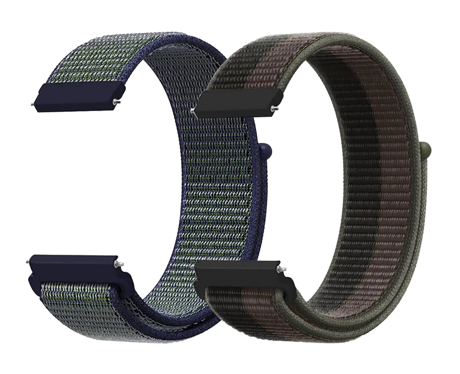 Aoekne Cinturino in Nylon 20mm per Bambini, Regolabile con Sgancio Rapido, 2 Pezzi - immagine 1