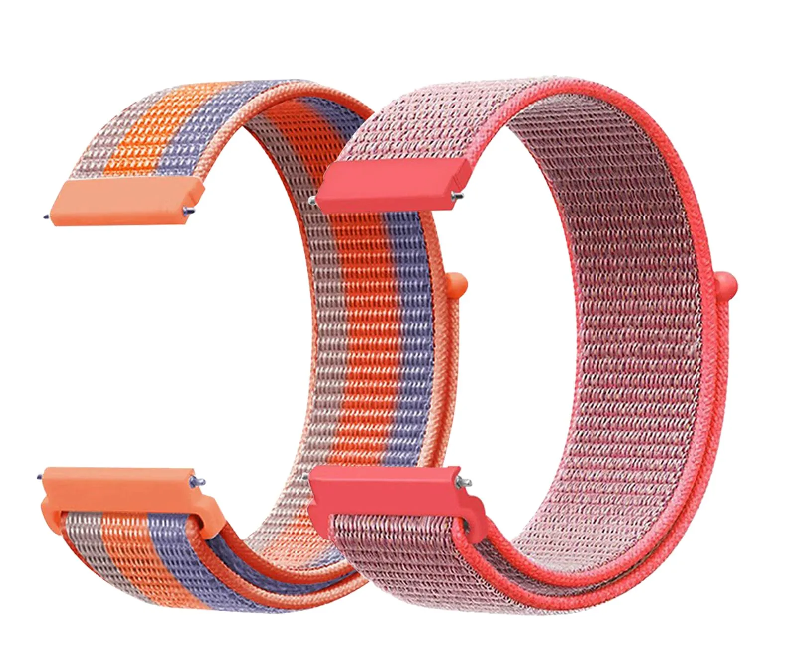 Aoekne Cinturino in Nylon 20mm per Bambini, Regolabile con Sgancio Rapido, 2 Pezzi - immagine 1