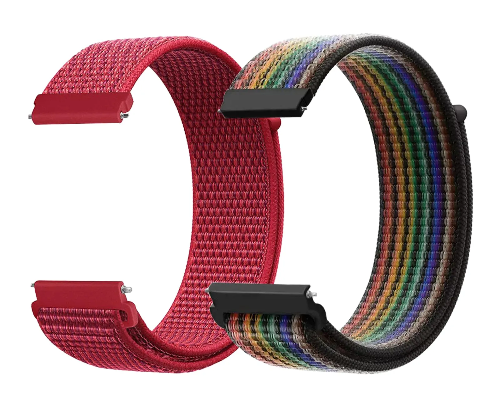 Aoekne Cinturino in Nylon per Bambini 20mm, Sgancio Rapido, Regolabile, 2 Pezzi - immagine 1