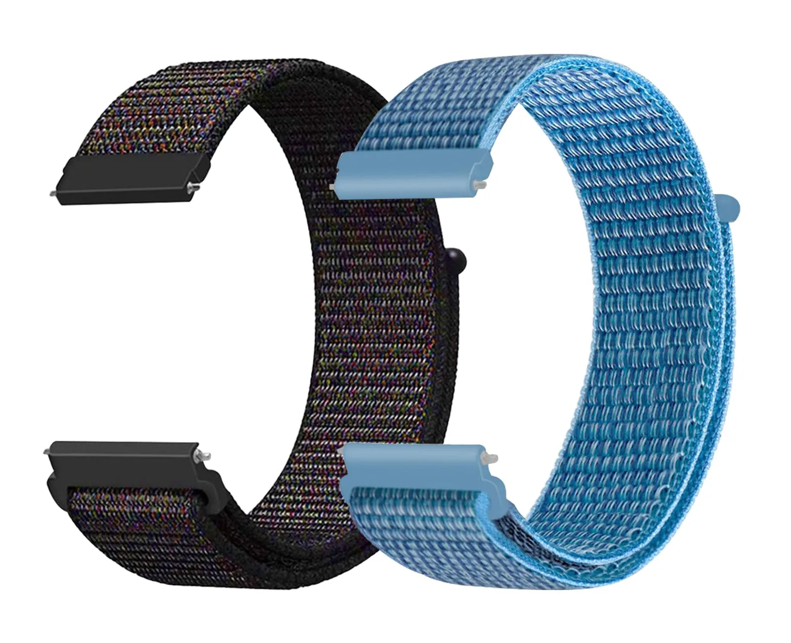 Aoekne Cinturino in Nylon per Bambini 20mm, Regolabile con Sgancio Rapido (2 Pezzi) - immagine 1