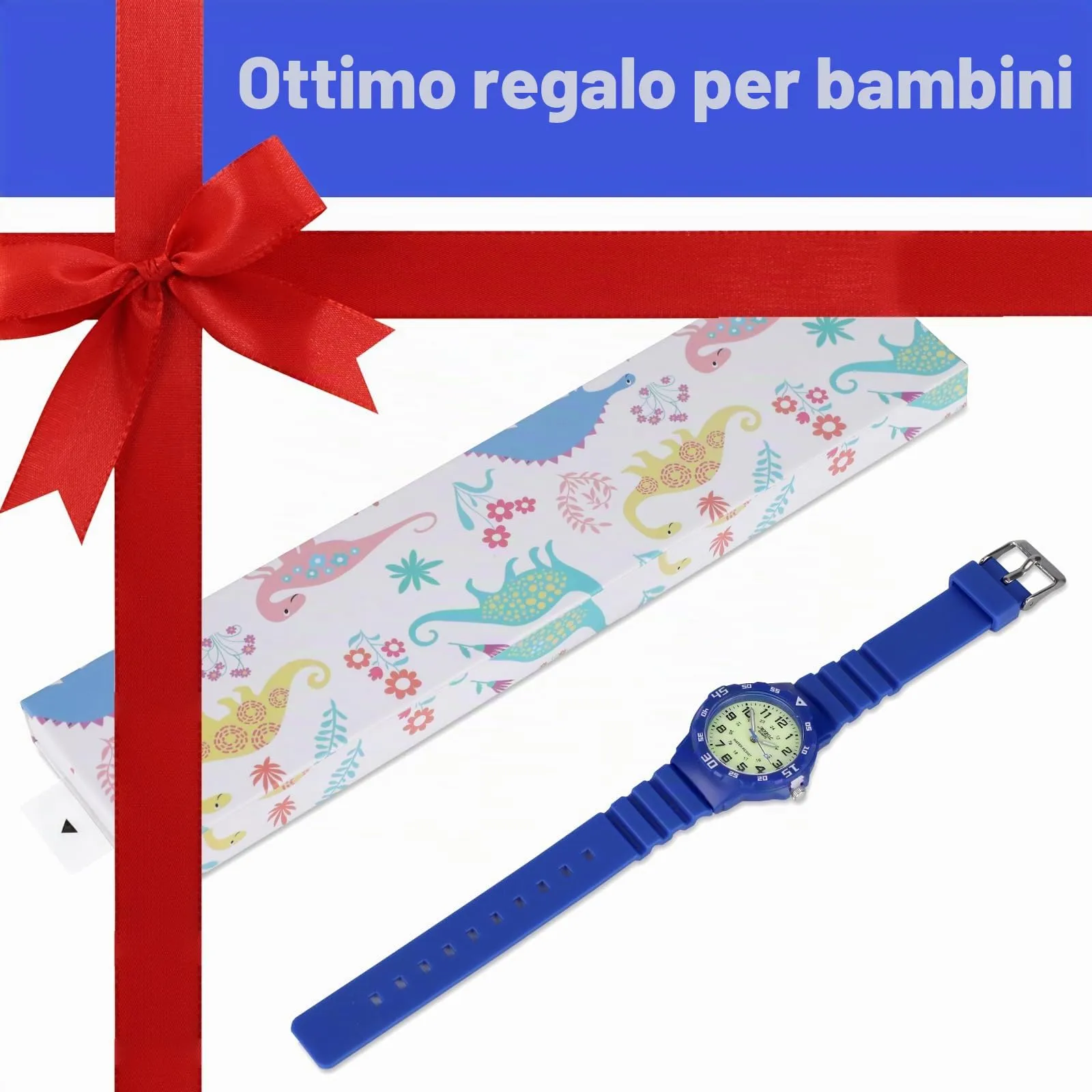 SOCICO Orologio Analogico per Bambini, Impermeabile 30M, SOC-1013 - immagine 7