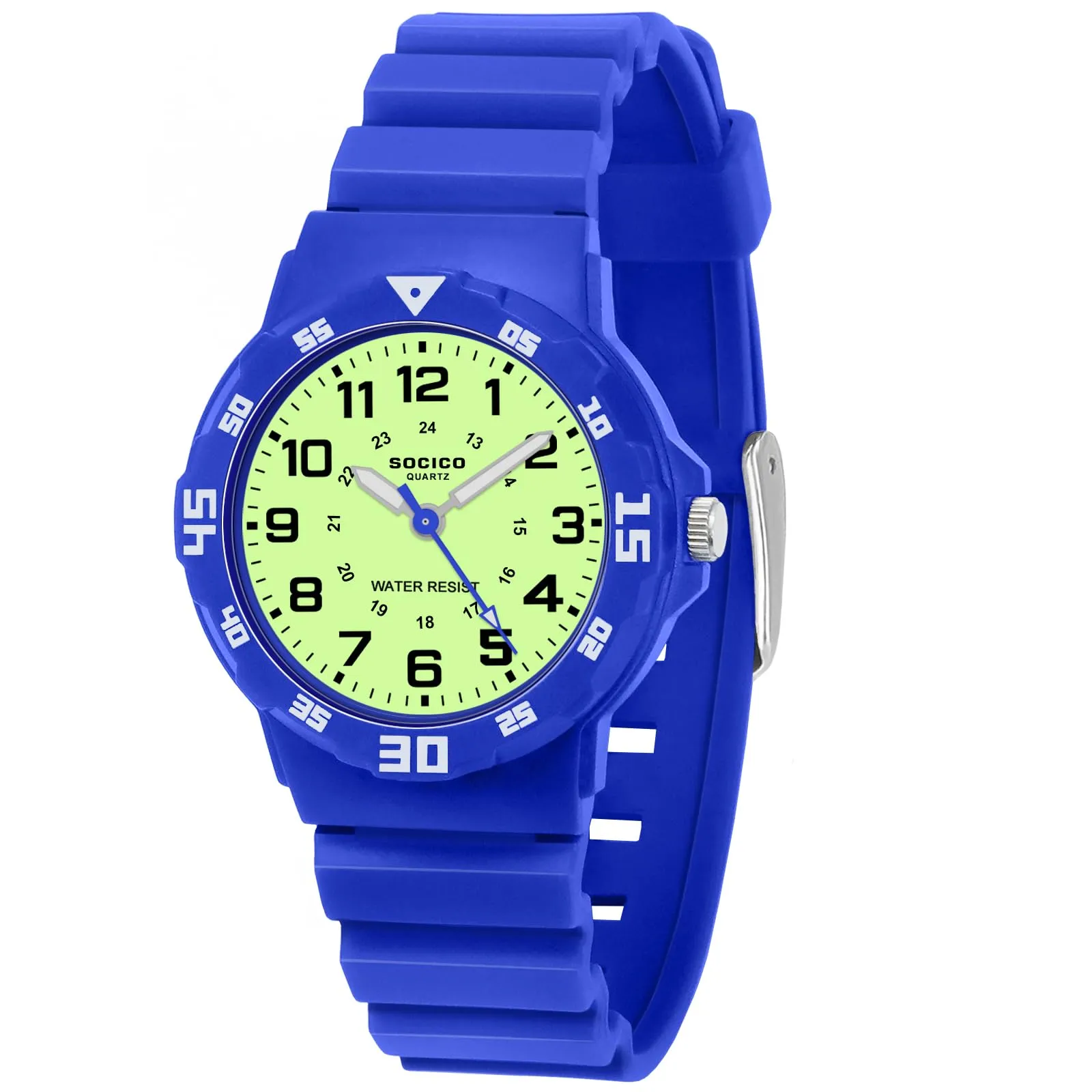 SOCICO Orologio Analogico per Bambini, Impermeabile 30M, SOC-1013 - immagine 8