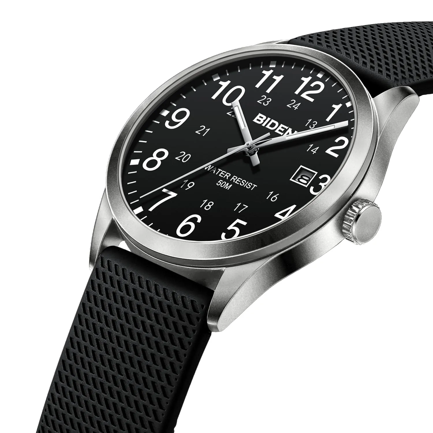LN LENQIN Orologio da Uomo Analogico al Quarzo Impermeabile L-R015 - immagine 2