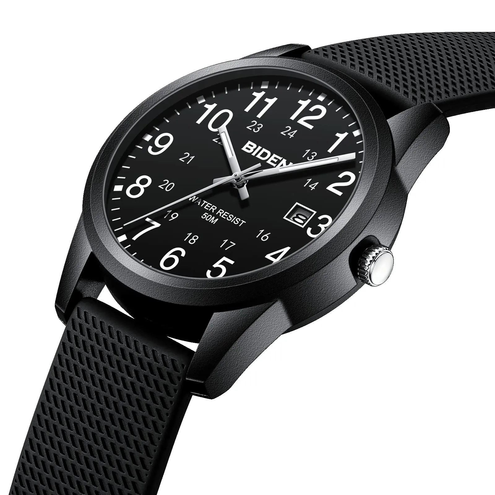 LN LENQIN Orologio da Uomo Analogico al Quarzo Impermeabile L-R015 - immagine 3