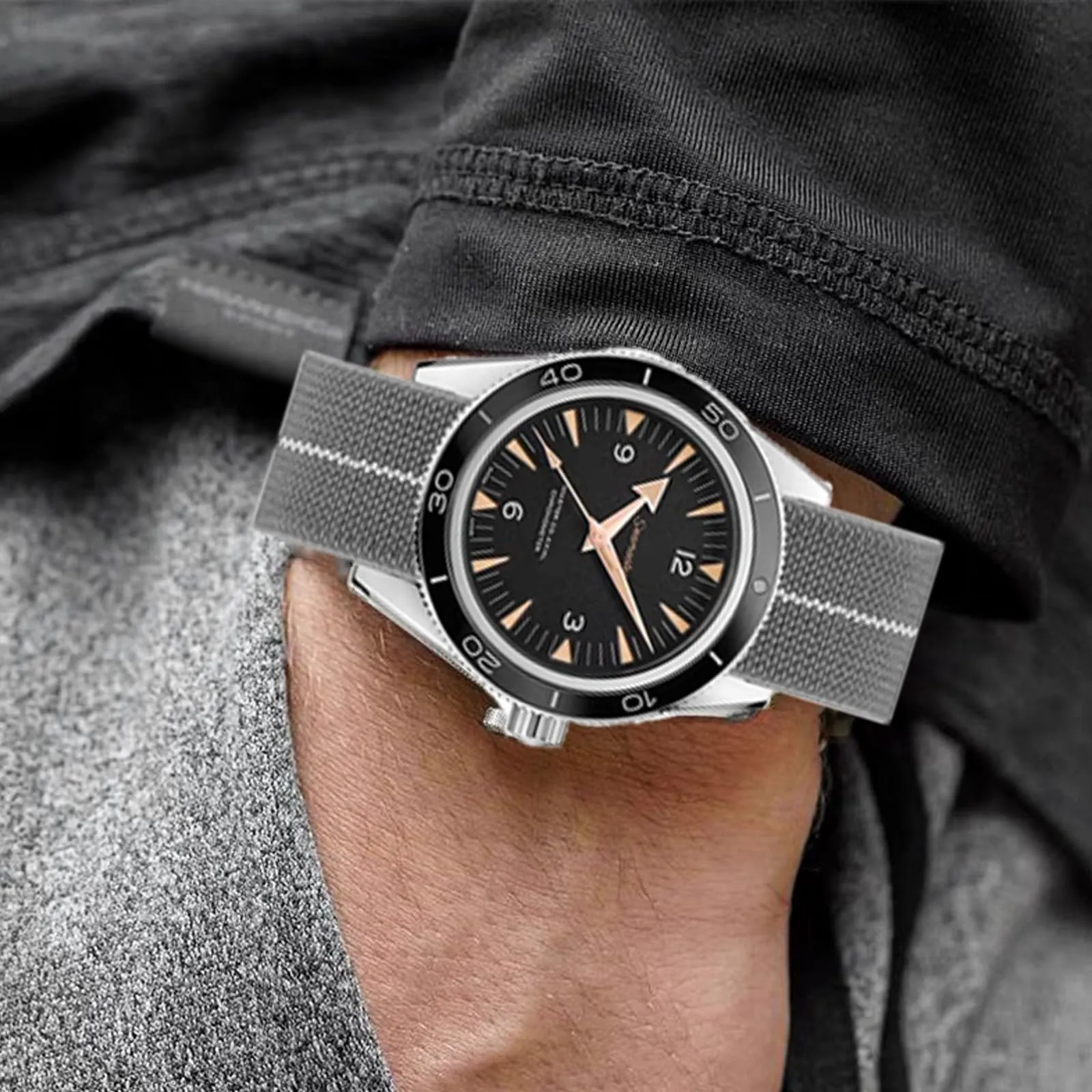 Niziruoup Cinturino in Nylon Elastico Stile Nato Militare Paracadute 20mm per Uomo e Donna - immagine 5