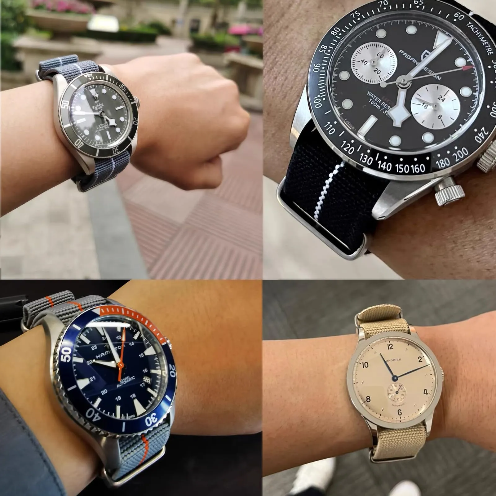 Niziruoup Cinturino per Orologio in Nylon Elastico Stile Nato Militare 20mm - immagine 6