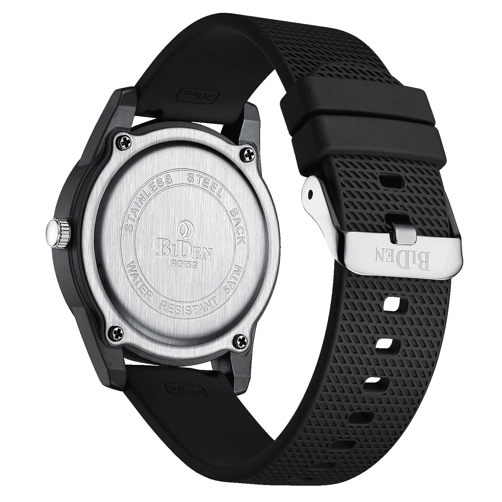 LN LENQIN Orologio da Uomo Analogico al Quarzo Impermeabile L-R015 - immagine 2