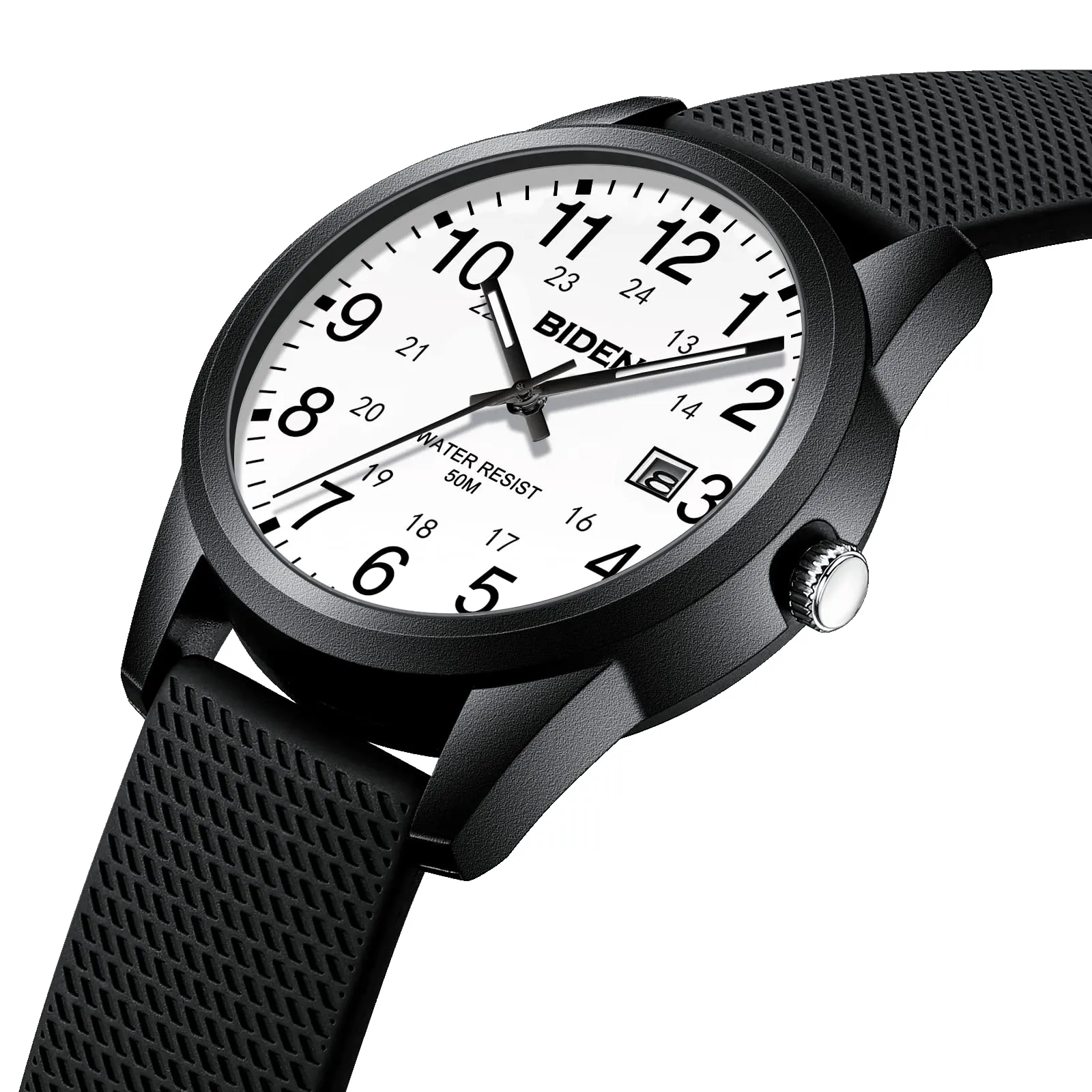 LN LENQIN Orologio da Uomo Analogico al Quarzo Impermeabile L-R015 - immagine 3