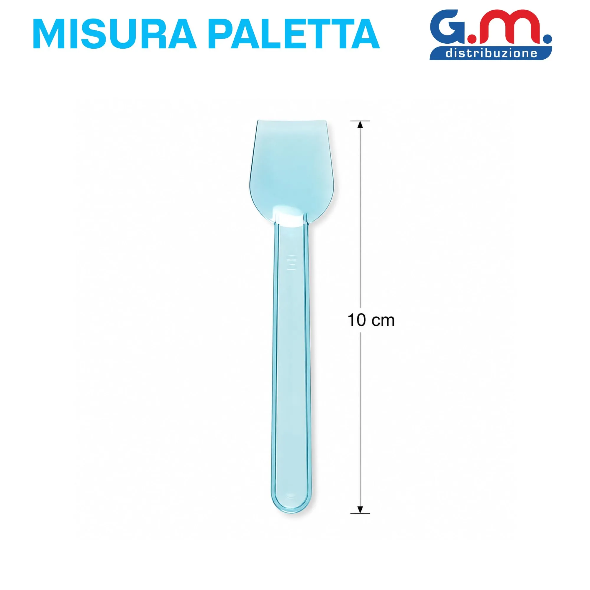 G.M. Distribuzione Palette Gelato Riutilizzabili Colori Assortiti 10 cm, 640 Pezzi - immagine 2